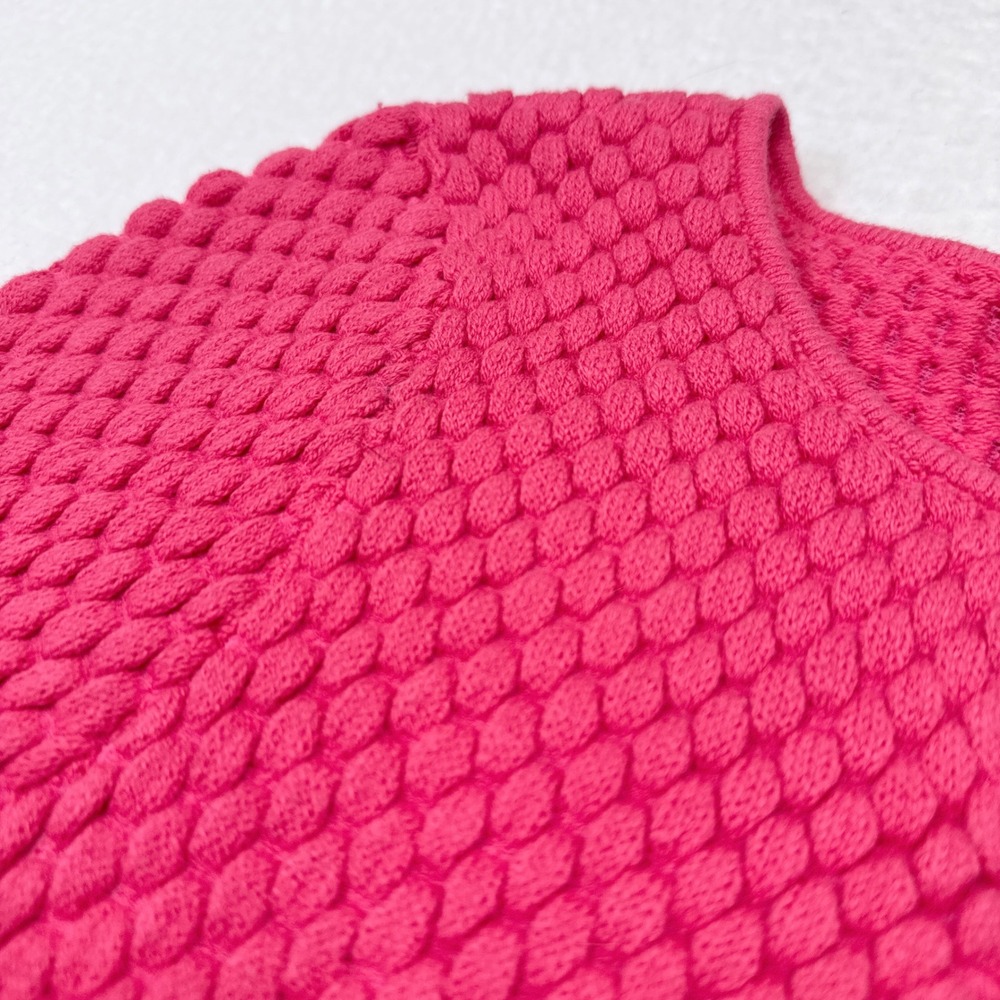 Urban Outfitters Sweater Medium Pink Crop Y2K Babydoll Britney Spears Barbie NEW - Picture 7 of 11